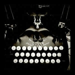 image of typewriter for all transcripts from unbridled expression with Kymberlee della Luce